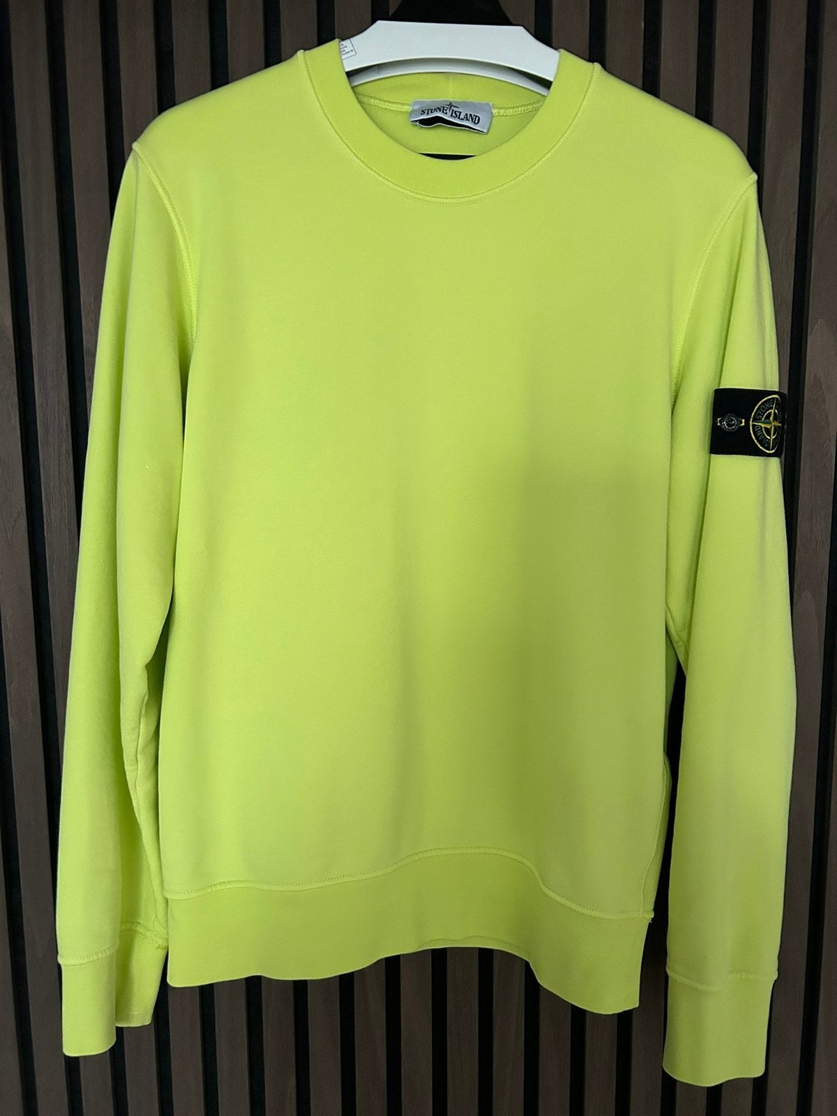 Stone Island Sweater Neon Geel – M – Nieuwstaat – Origineel, Kleding | Heren, Truien en Vesten, Ophalen of Verzenden, Zo goed als nieuw