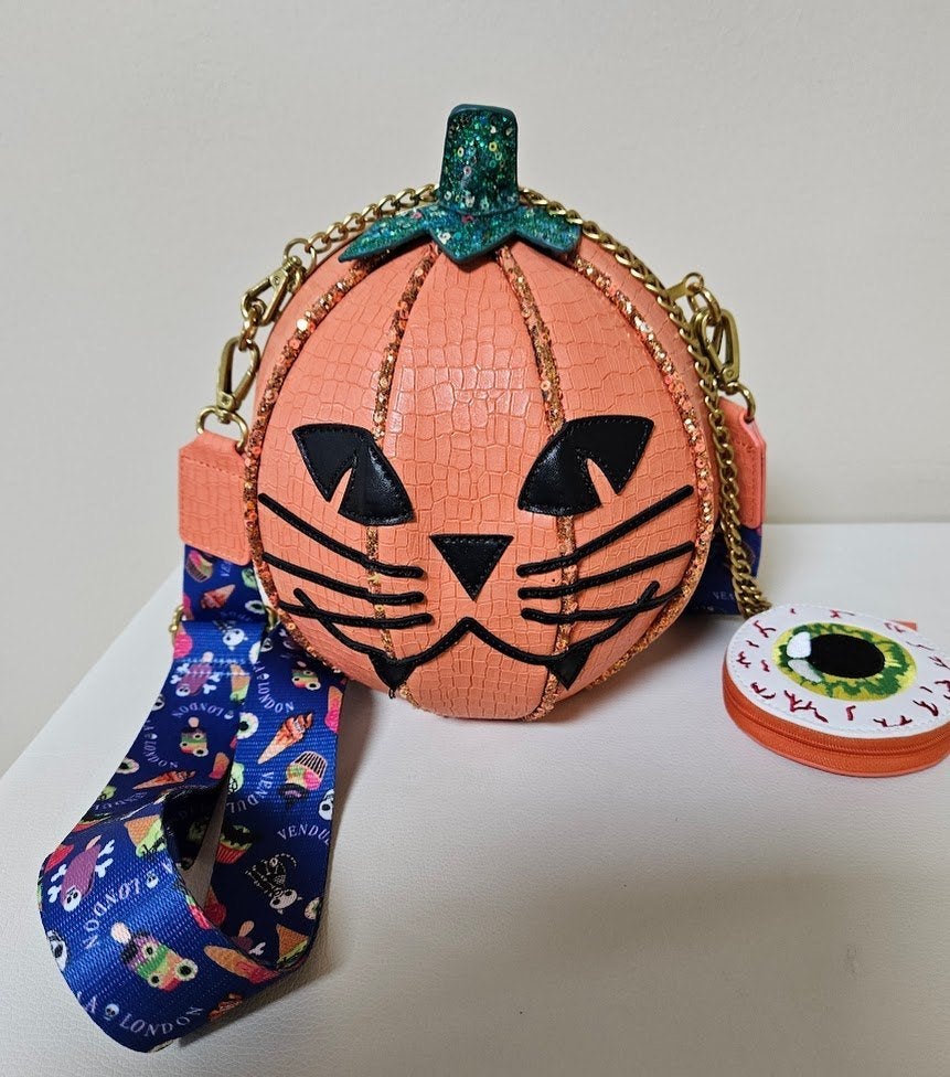 tas Vendula I-scream pumpkin kat Halloween spooky pompoen, Ophalen of Verzenden, Zo goed als nieuw, Oranje, Overige typen