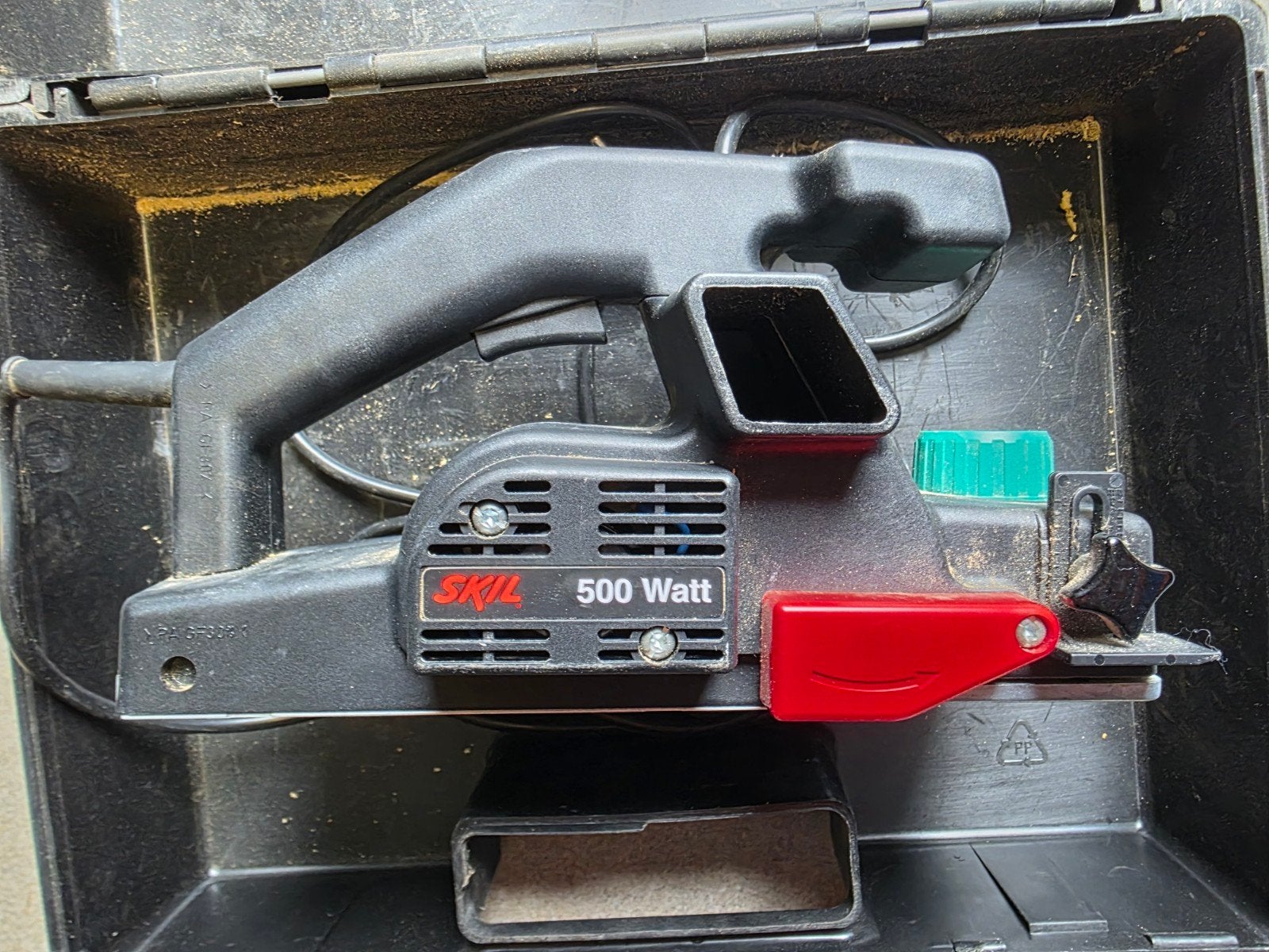 Skil 1501H1 elektrische schaafmachine 500W, Ophalen of Verzenden, Gebruikt, Elektrisch