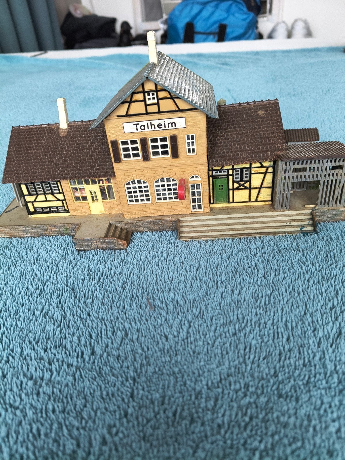 Faller Talheim Station H0 - Gebouw voor modelspoorbaan, Ophalen of Verzenden, Gebruikt, Brug, Tunnel of Gebouw, Overige merken