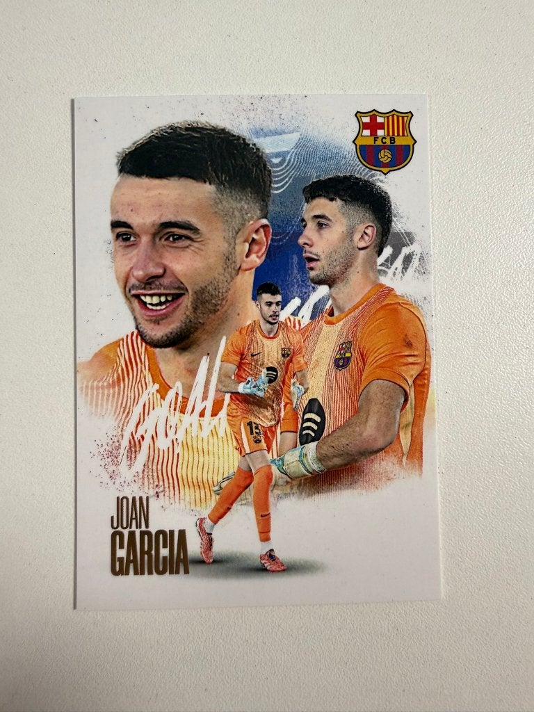 Joan Garcia Futera FX Barcelona 2026, Verzamelen, Sportartikelen en Voetbal, Ophalen of Verzenden, Nieuw, Buitenlandse clubs, Poster, Plaatje of Sticker