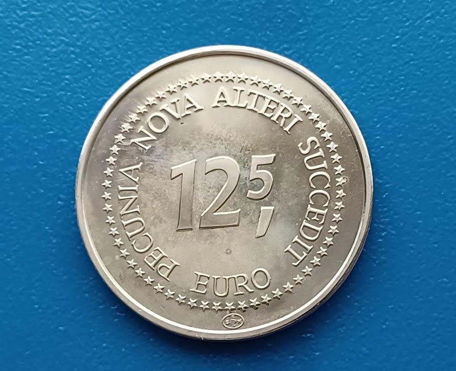 Penning Pecunia Nova Alteri Succedit Griekenland 12,5 euro, Postzegels en Munten, Penningen en Medailles, Verzenden, Overige materialen