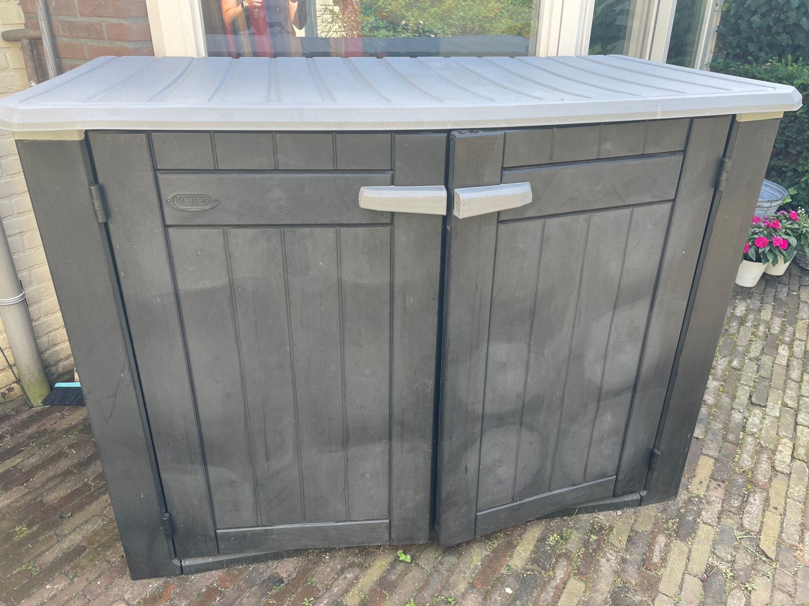 Keter - Tuinkast - tuinkussens - gereedschap, Ophalen, Gebruikt, Kunststof, Overige typen