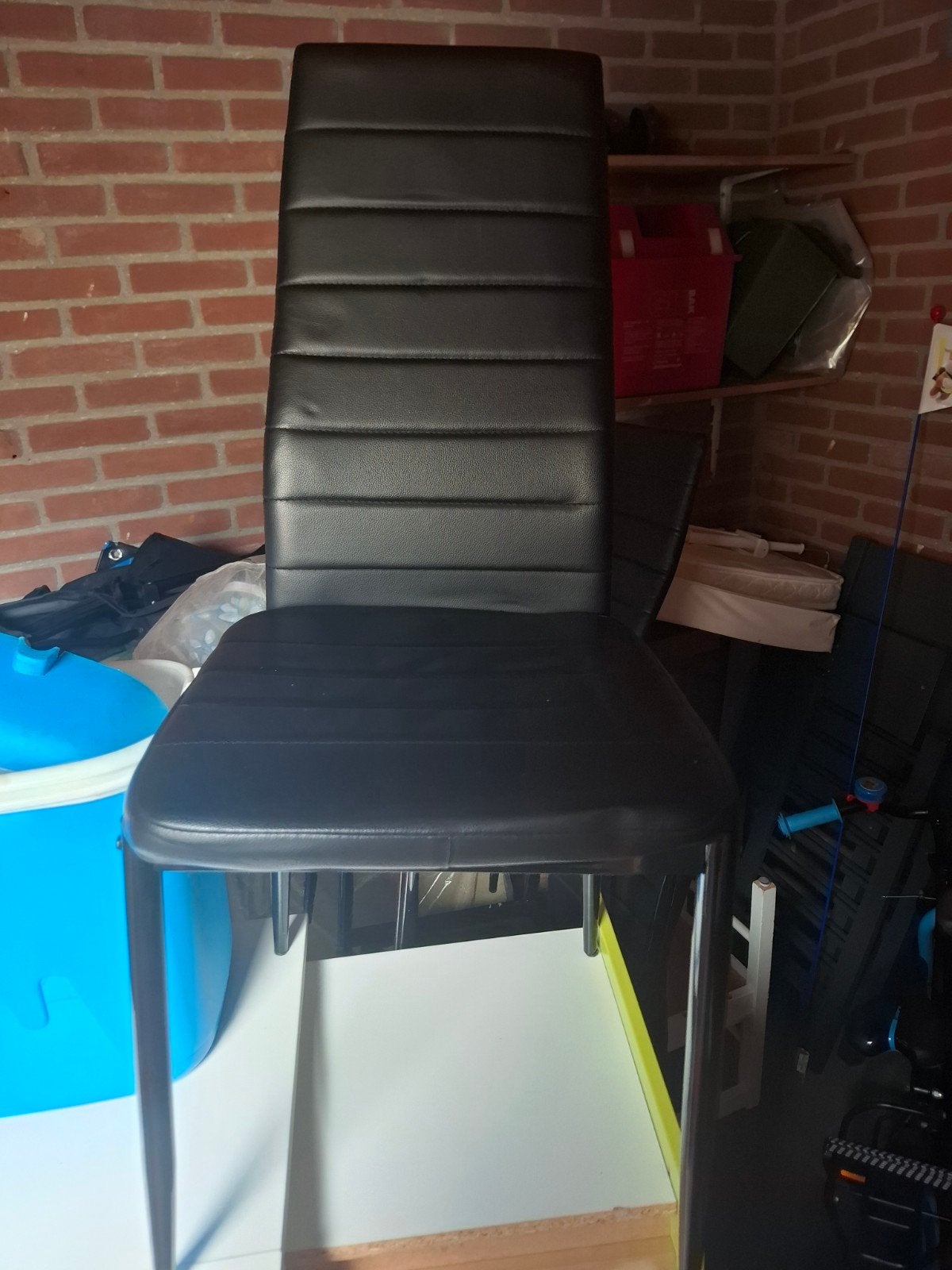 Stoelen, Huis en Inrichting, Stoelen, Ophalen, Zo goed als nieuw, Grijs, Twee