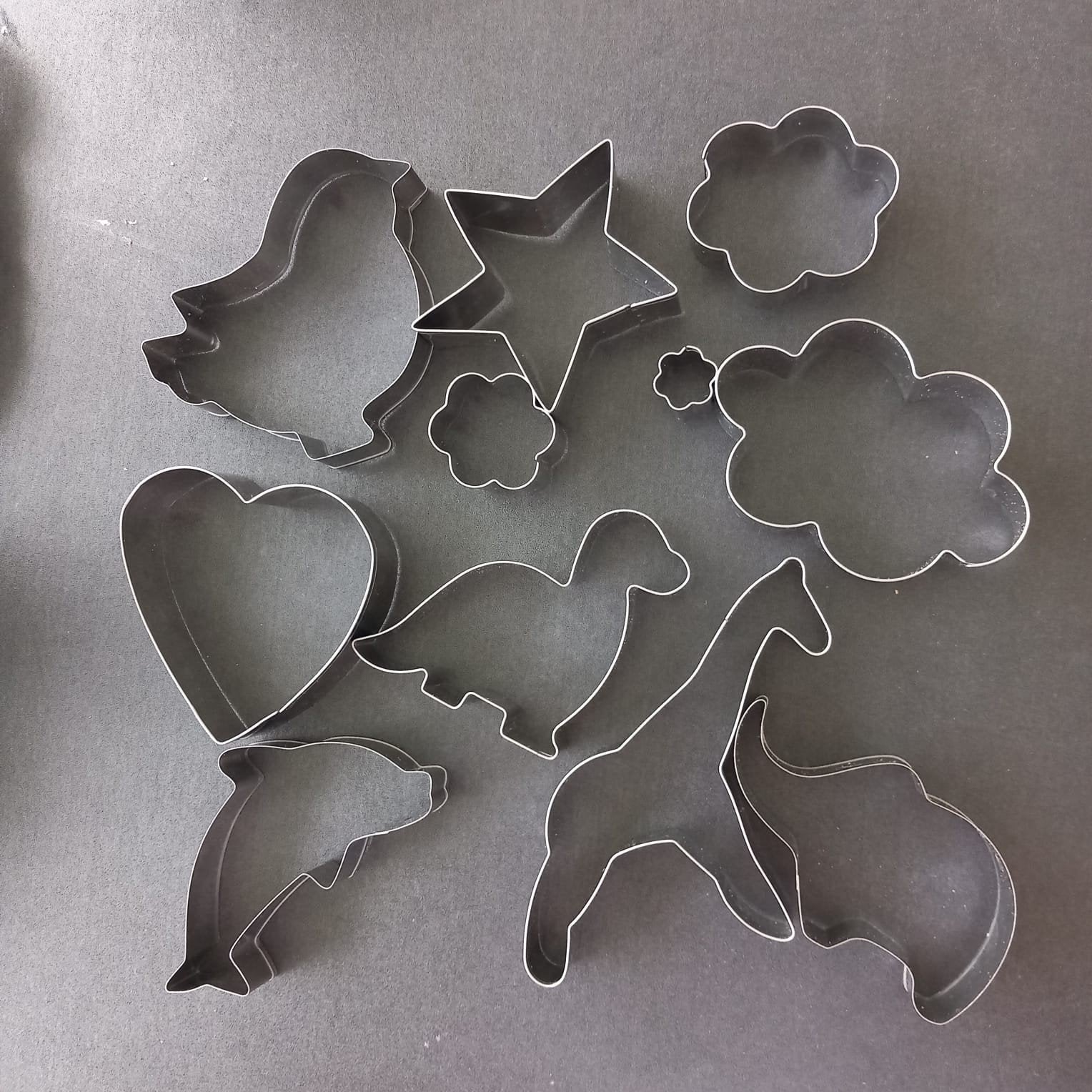 Diverse uitsteekvormpjes voor koekjes en meer, Zilver, Ophalen of Verzenden, Metaal, Overige typen