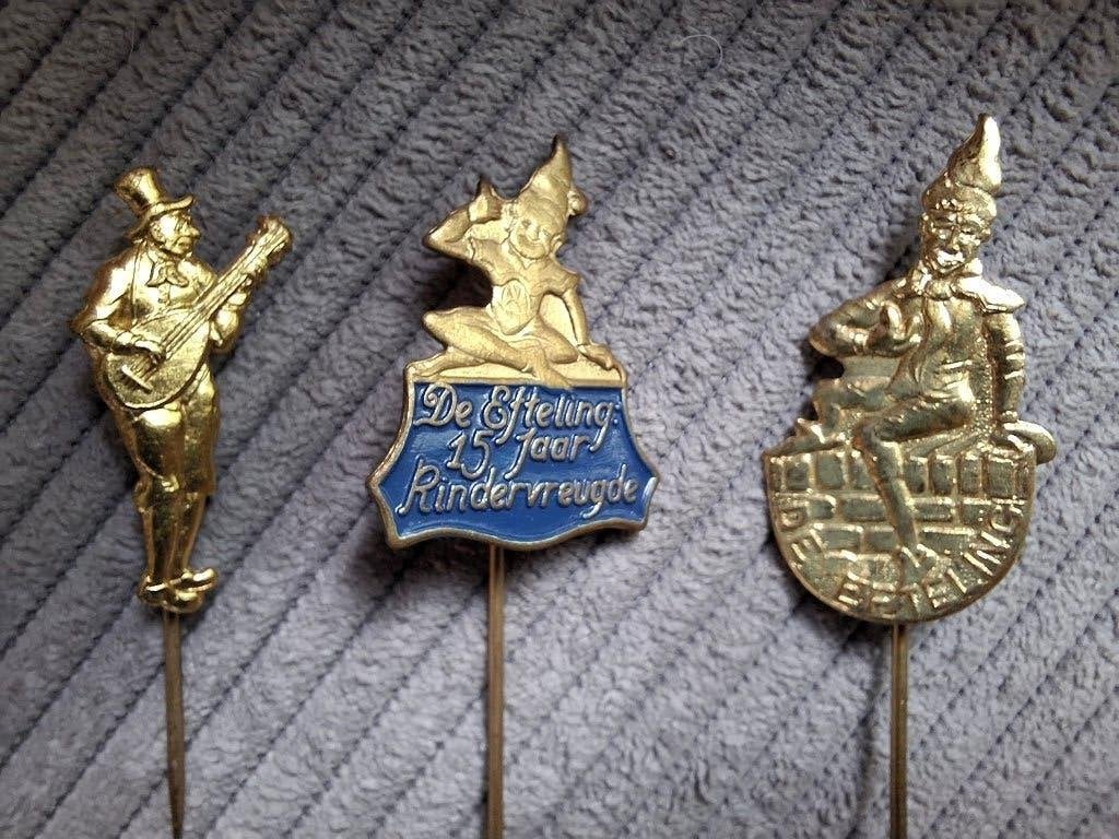 3x speld Efteling, Verzamelen, Speldjes, Pins en Buttons, Verzenden, Overige onderwerpen
