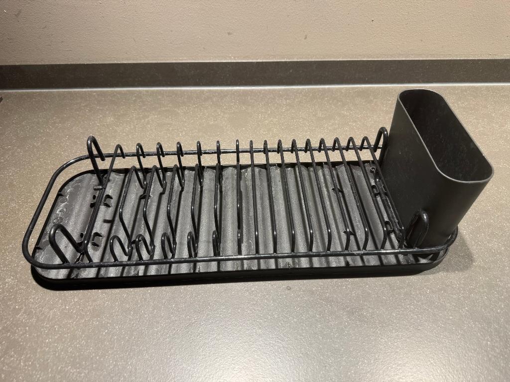 IKEA LILLHAVET Afdruiprek / Droogrek Zwart, Ophalen, IKEA, Kunststof, Zwart