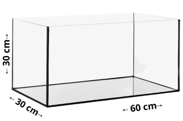 volglas aquarium 60x30x30 cm, Ophalen, Info@aquadeco.nl, Aquariummeubel, Nieuw