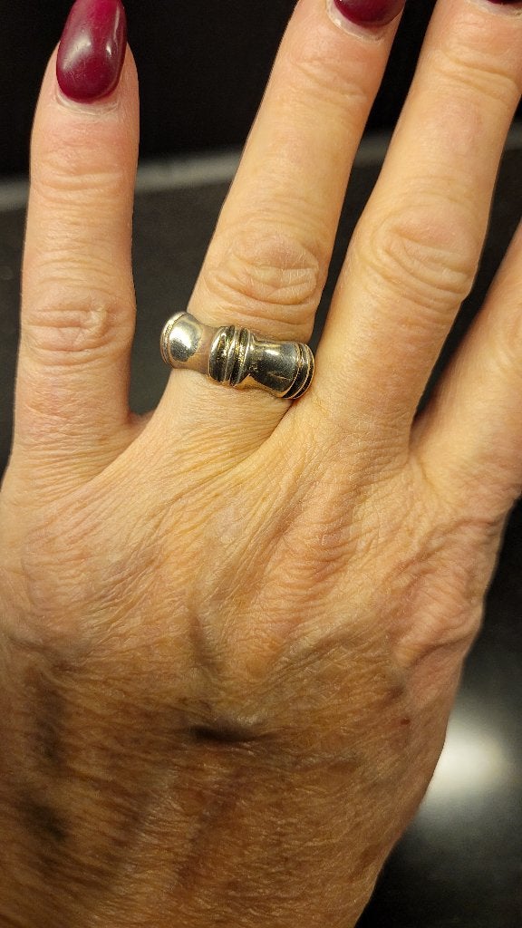 Zilveren ring maat 17, Ophalen of Verzenden, Zo goed als nieuw, 17 tot 18, Dame