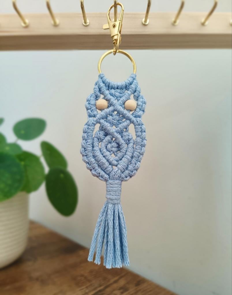 Macramé sleutelhanger, Ophalen of Verzenden, Nieuw, Dier of Natuur