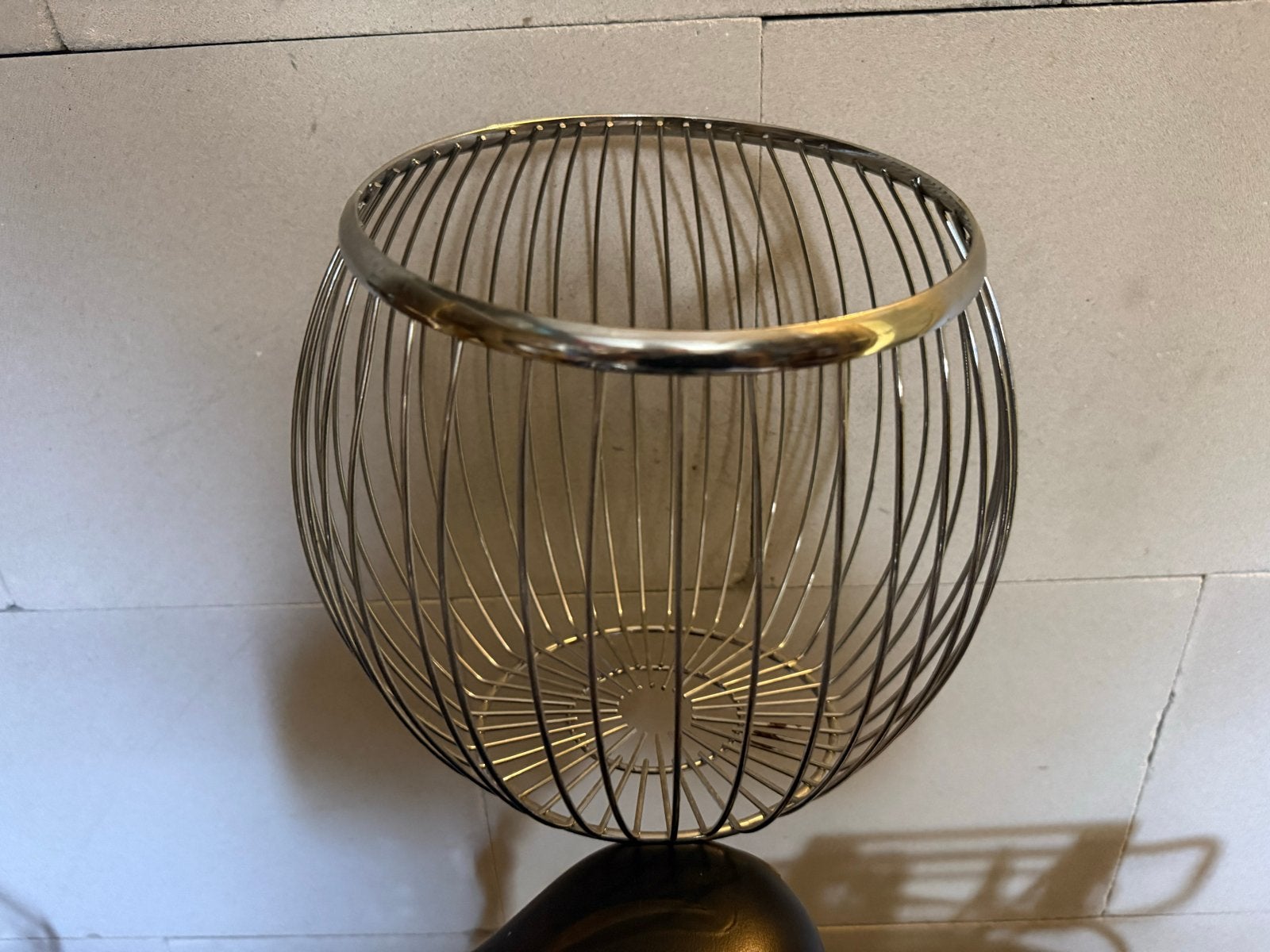 Metalen Fruitschaal/Mand - Modern Design, Ophalen, Overige materialen, Schaal, Rond