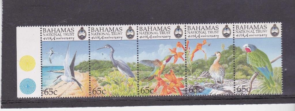 8. Bahamas 1999 strip, Ophalen of Verzenden, Postfris
