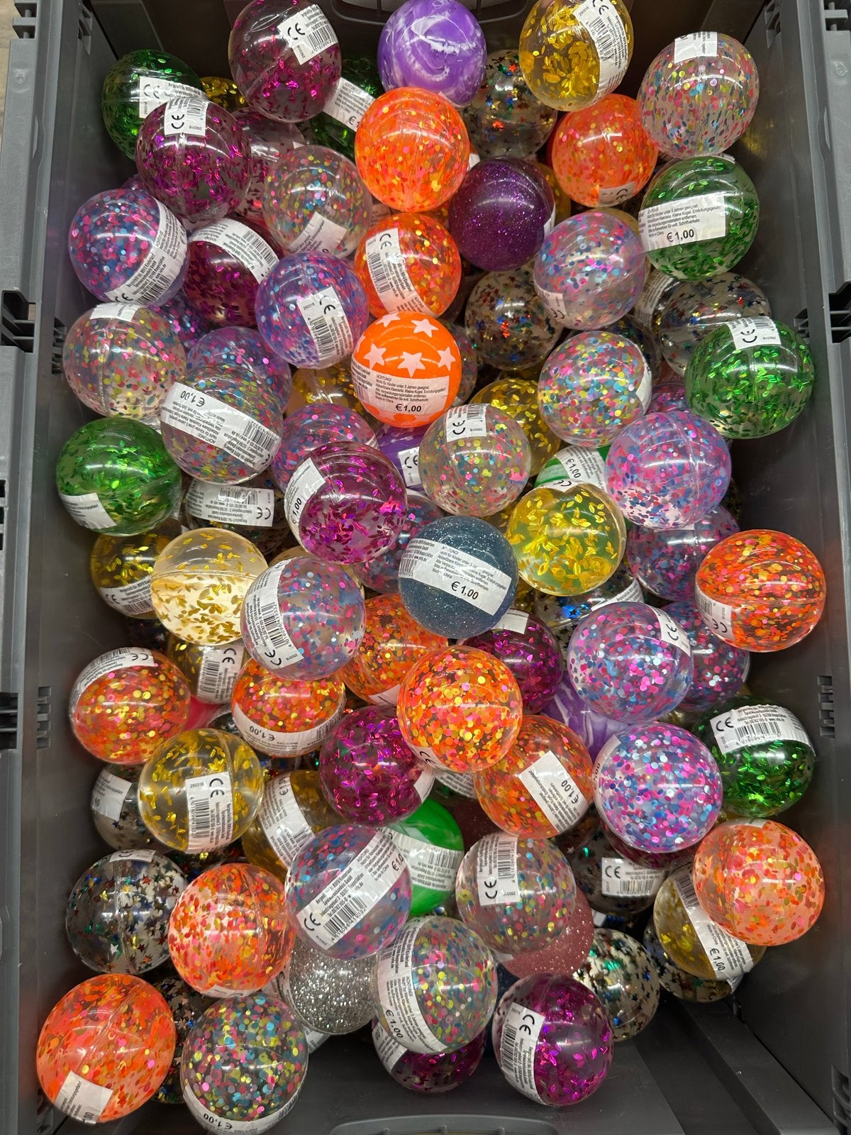 Partij stuiterballen - 50 stuks, diverse kleuren, Ophalen of Verzenden, Nieuw, Jongen of Meisje