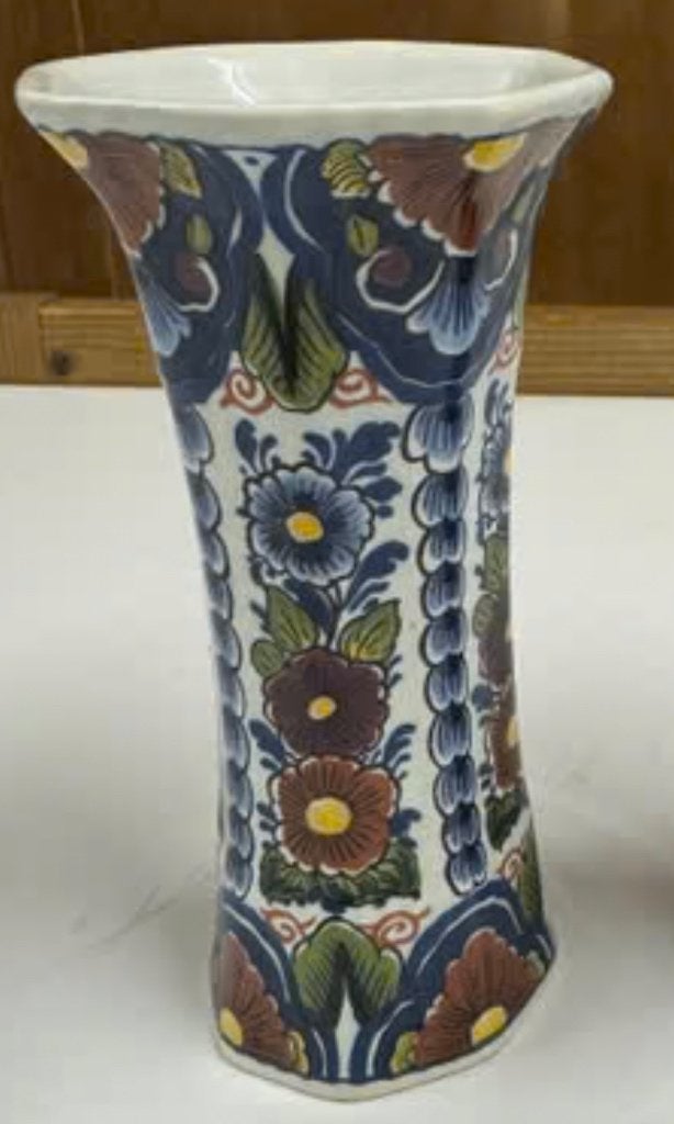 Delfts bont vaasje 601/1 origineel, Antiek en Kunst, Ophalen of Verzenden