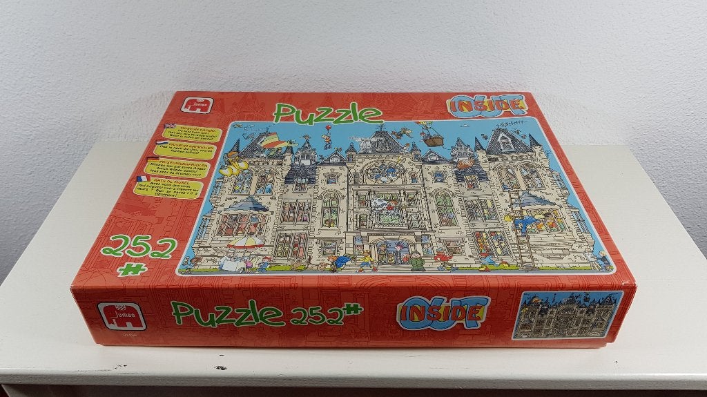 Museum Kapriolen, Jumbo puzzel Inside Out. 6A5, Ophalen of Verzenden, 500 t/m 1500 stukjes, Gebruikt