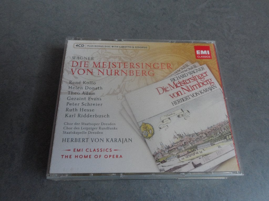 Wagner, Kollo, Herbert Von Karajan / Die Meistersinger - 4CD, Verzenden, Romantiek, Gebruikt, Overige typen
