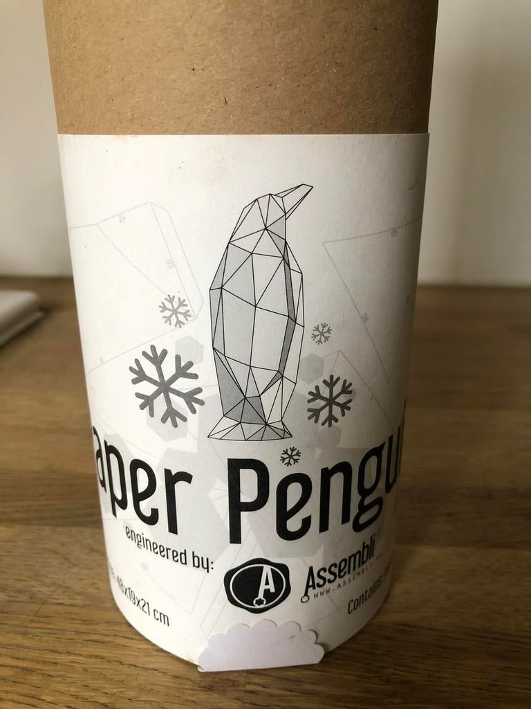 HOBBY KNUTSELEN ORIGAMI PINGUÏN NIEUW, Ophalen of Verzenden, Zo goed als nieuw