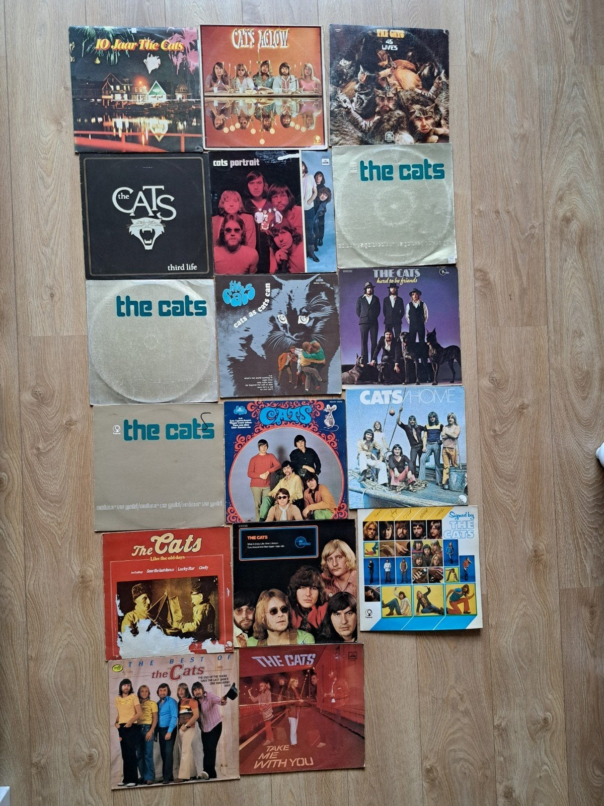 Grote collectie The Cats LP's - Diverse albums, LP, Gebruikt, Pop, Ophalen of Verzenden