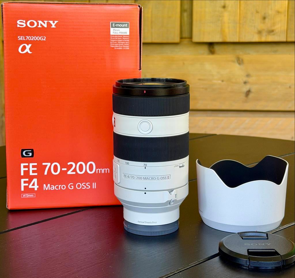 Sony FE 70-200mm f/4 G OSS II Macro (Nieuwstaat), Ophalen of Verzenden, Zo goed als nieuw, Telelens, Zoom