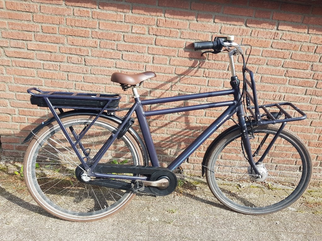 Brinckers elektrische herenfiets, Ophalen, Gebruikt, Brinckers, 55 tot 59 cm