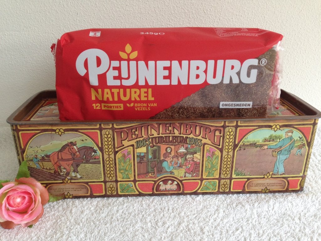 🧡Vintage PEIJNENBURG Jubileum Koekblik 1883 - 1983., Verzamelen, Ophalen of Verzenden, Gebruikt, Koek(jes), Overige merken