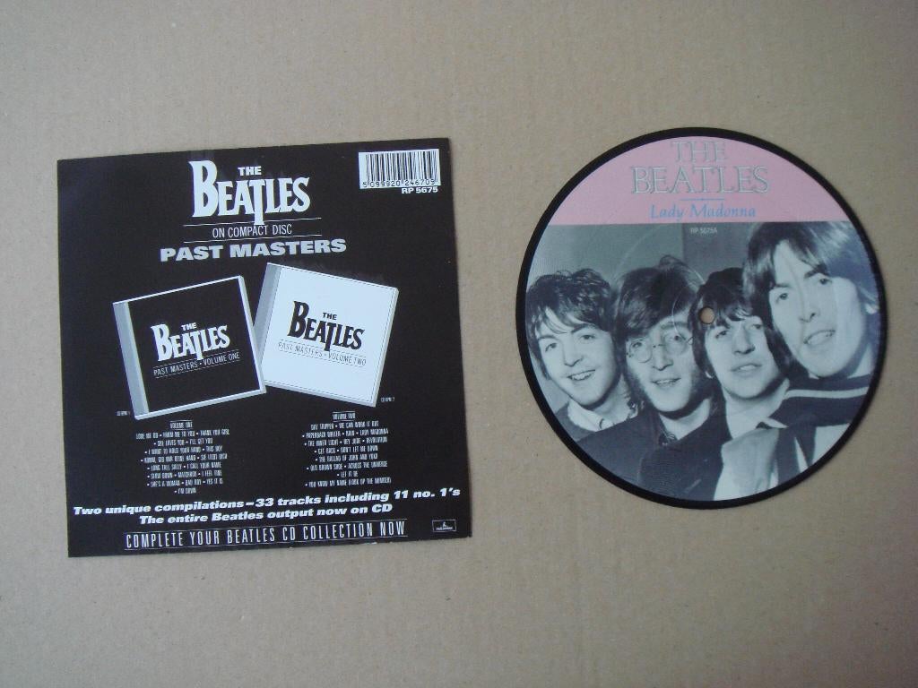 The Beatles Lady Madonna - Picture disc vinyl single RP 5675, Cd's en Dvd's, Vinyl Singles, Gebruikt, 7 inch, Ophalen of Verzenden