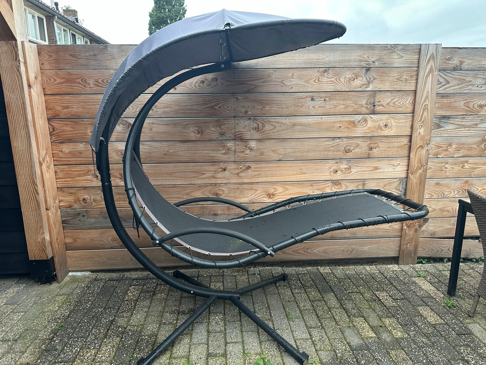 Tectake Hangligstoel, Ophalen, Binnen, Zo goed als nieuw, Met standaard