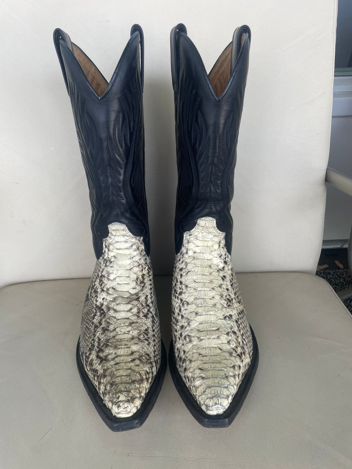 Nette Sendra laarzen Slangenleer maat 45, Kleding | Heren, Schoenen, Overige kleuren, Boots, Ophalen of Verzenden, Gedragen