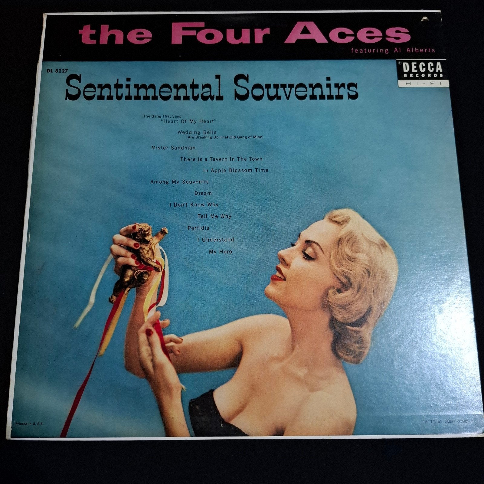 The Four Aces - Sentimental Souvenirs (1954) Mister Sandman, Ophalen of Verzenden, Zo goed als nieuw, 12 inch, LP