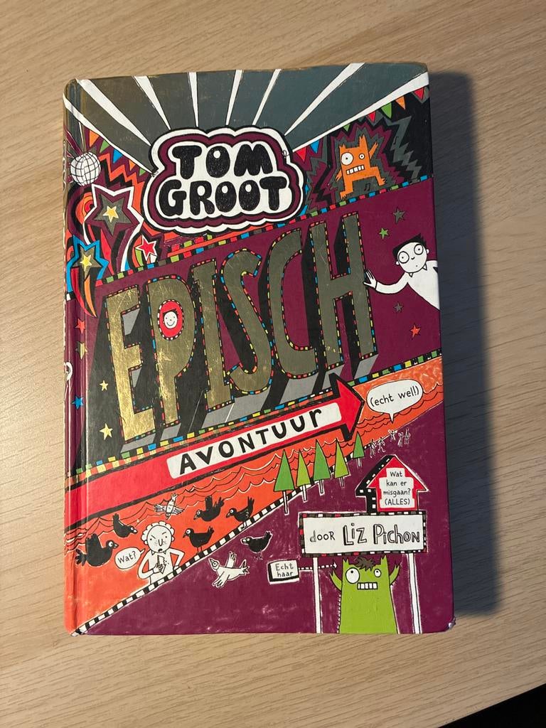 Tom Groot: Episch Avontuur - Liz Pichon, Boeken, Ophalen of Verzenden, Gelezen, Fictie algemeen