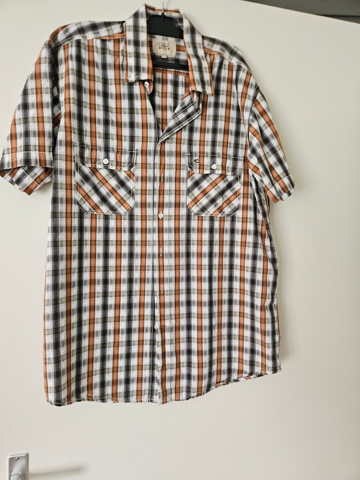 Overhemd, geruit, Kleding | Heren, Verzenden, Zo goed als nieuw, Halswijdte 41/42 (L)