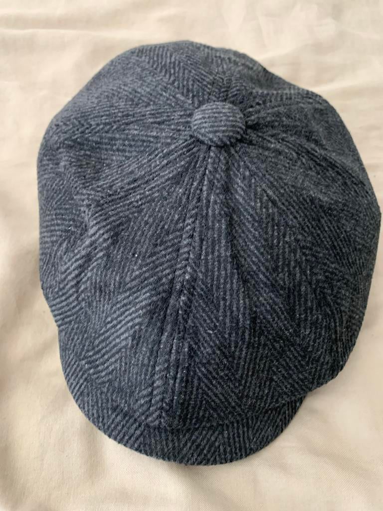 Nieuwe Peaky Blinders Stijl Pet - Grijs Visgraat, Ophalen of Verzenden, Nieuw, One size fits all, Pet