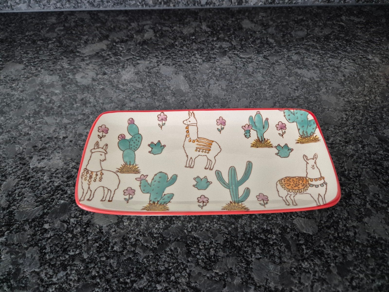 Xenos - Tapas rechthoekig bord met lama's, Ophalen of Verzenden