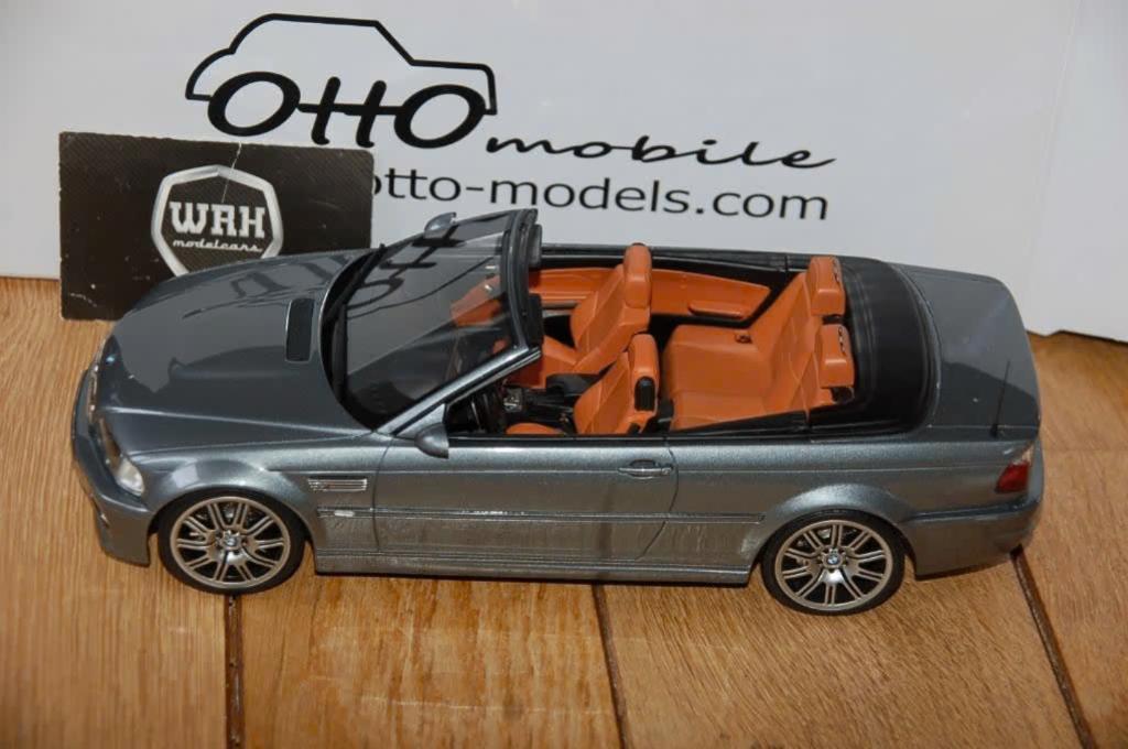 1:18 BMW M3 E46 CABRIO grey Otto mobile OT1006 inbox WRH, Hobby en Vrije tijd, Modelauto's | 1:18, Verzenden, Zo goed als nieuw