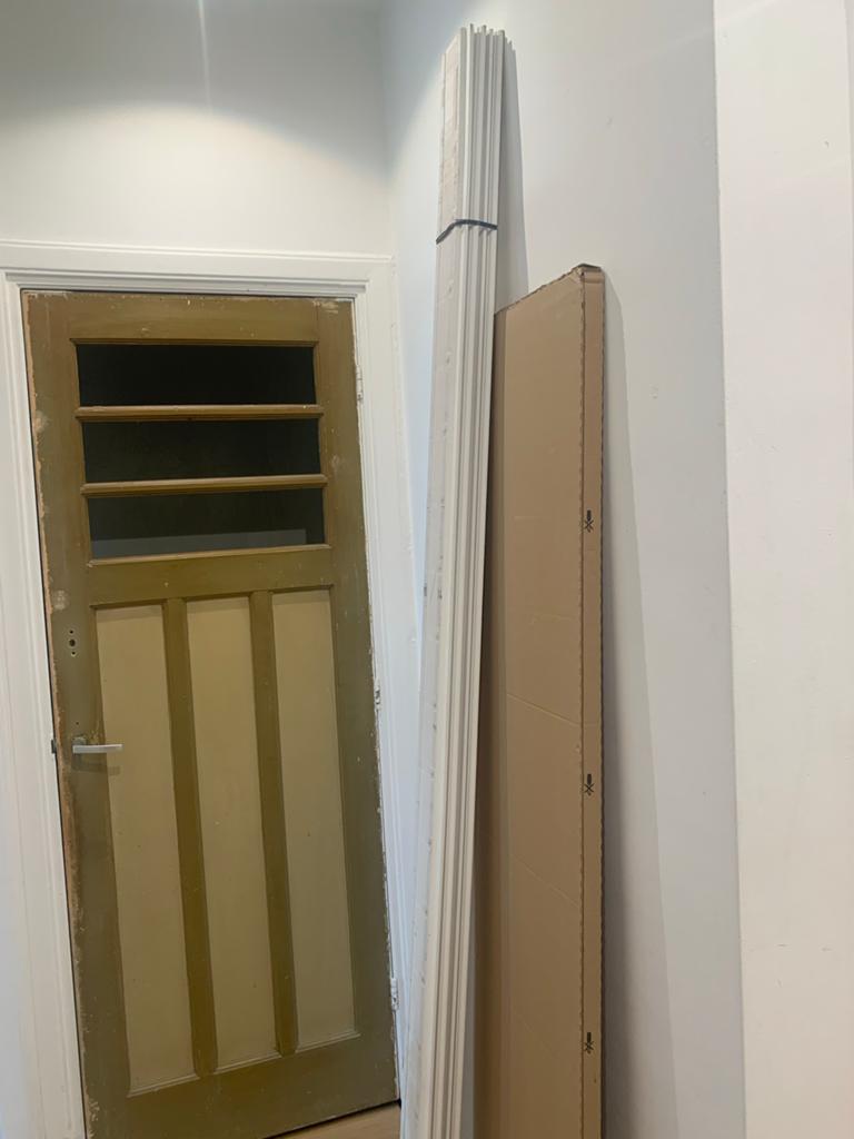 Chic Plint Meranti 18x120mm - 4 stuks (245 cm), Ophalen, Overige materialen, Nieuw, 200 tot 250 cm