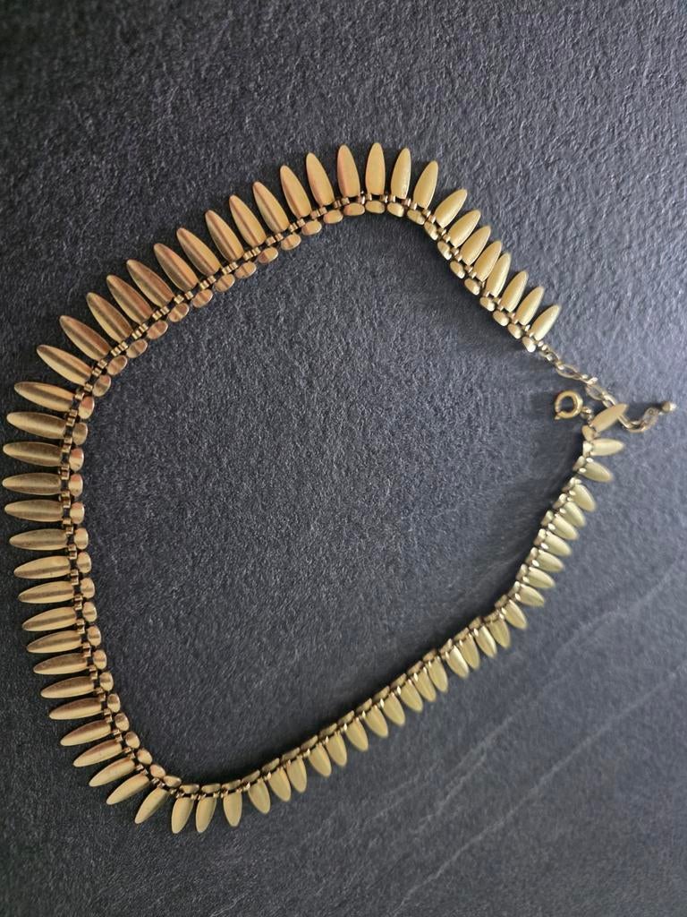 Vintage doublè ketting, Ophalen of Verzenden, Gebruikt, Goud, Overige materialen