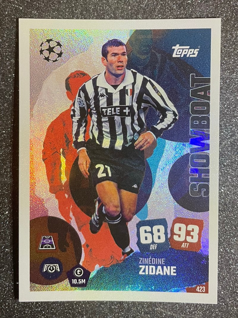 Topps MA 25/26    SHOWBOAT    ZIDANE    JUVENTUS, Verzenden, Zo goed als nieuw, Plaatje