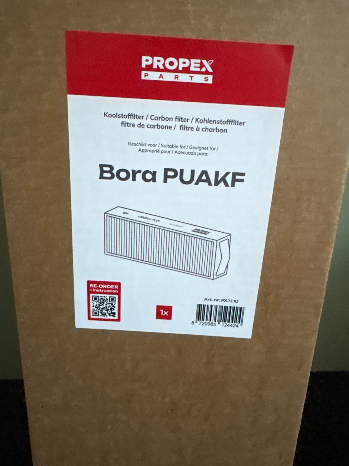Propex Koolstoffilter / Carbon filter Bora PUAKF, Ophalen, Nieuw, Overige automerken