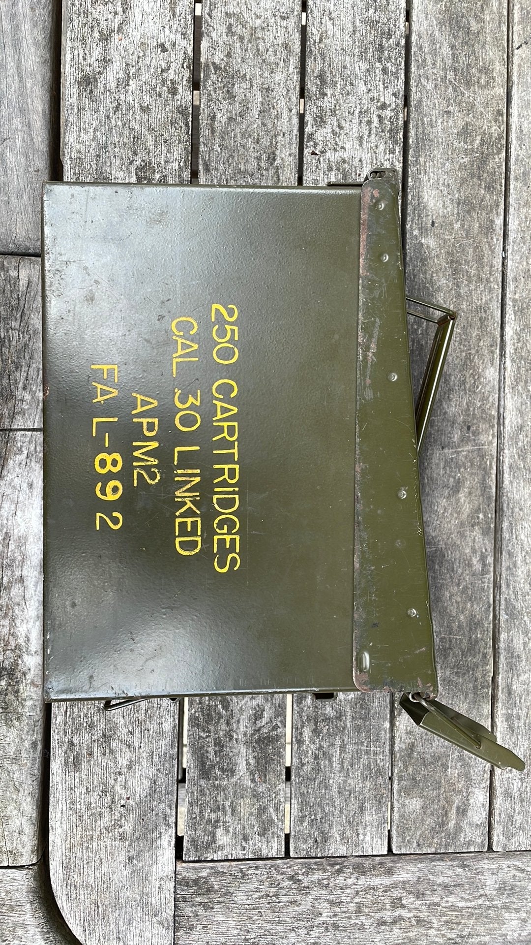 Militaire munitie kist., Verzamelen, Militaria | Algemeen, Ophalen of Verzenden, Landmacht, Nederland, Kist of Geocache