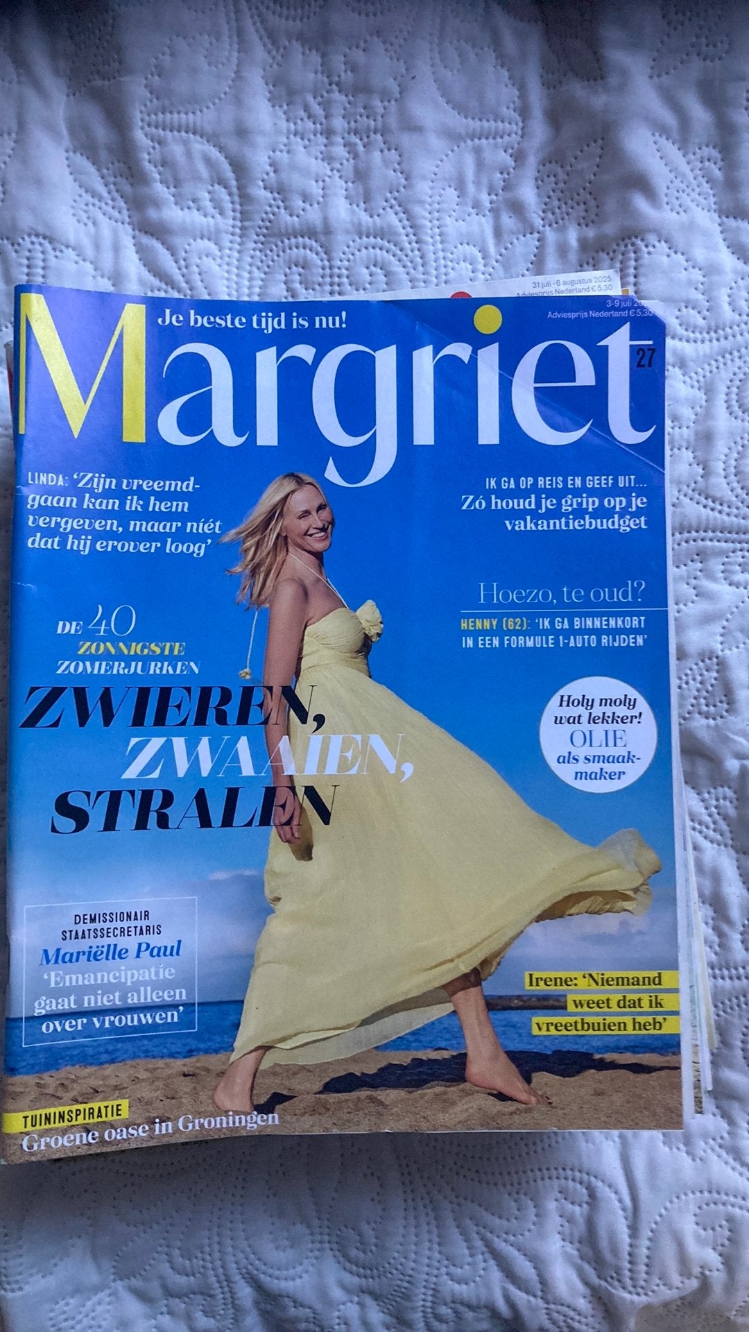 Tijdschriften, Margriet, jaargang 2025, tweede helft, Ophalen of Verzenden, Zo goed als nieuw, Damesbladen