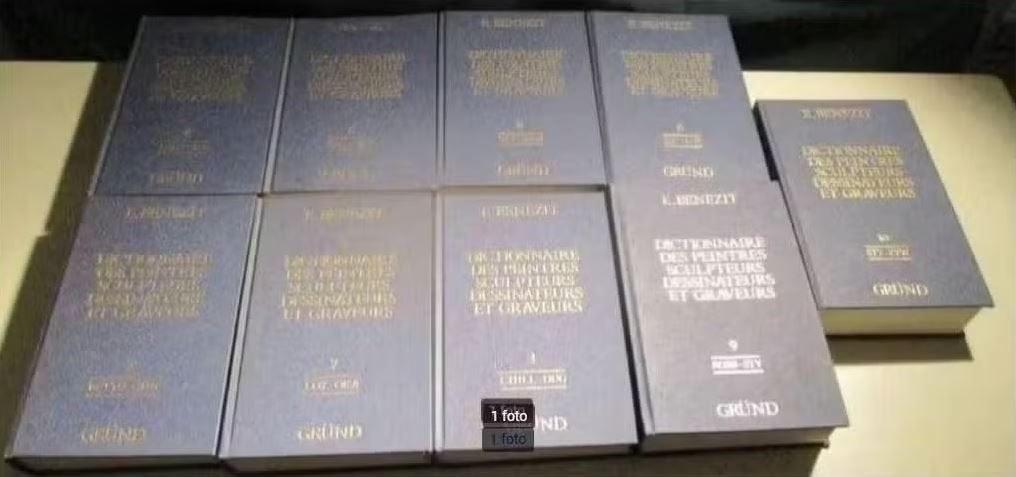 9 delig Dictionaire des Peintres - Benezit - Grund, Boeken, Ophalen of Verzenden, Zo goed als nieuw, Schilder- en Tekenkunst