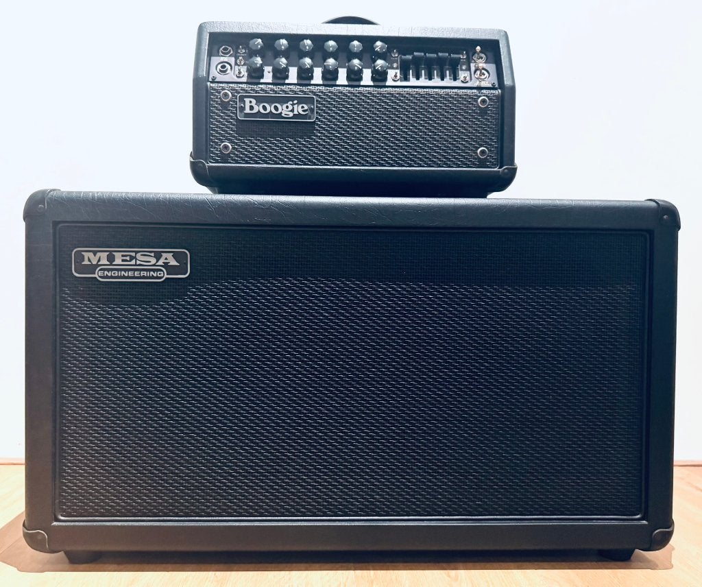 Mesa Boogie Mark V 25 + 2x12 cabinet, Ophalen, Zo goed als nieuw, Minder dan 50 watt