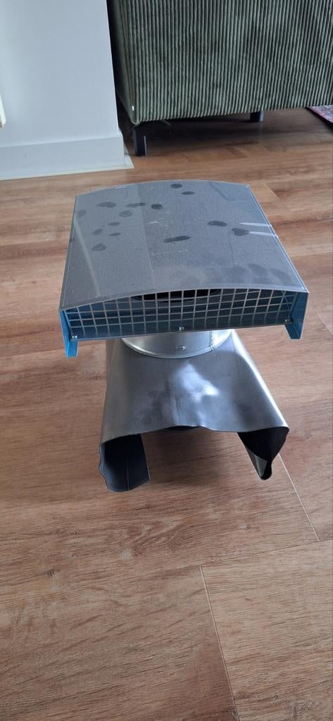 dakdoorvoer Ø 160mm aluminium antraciet, Ophalen of Verzenden, Ventilator en Afzuiger