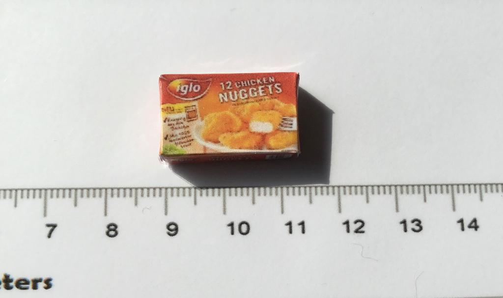 Poppenhuis miniaturen kipnuggets 211, Ophalen of Verzenden, Nieuw, Poppenhuis