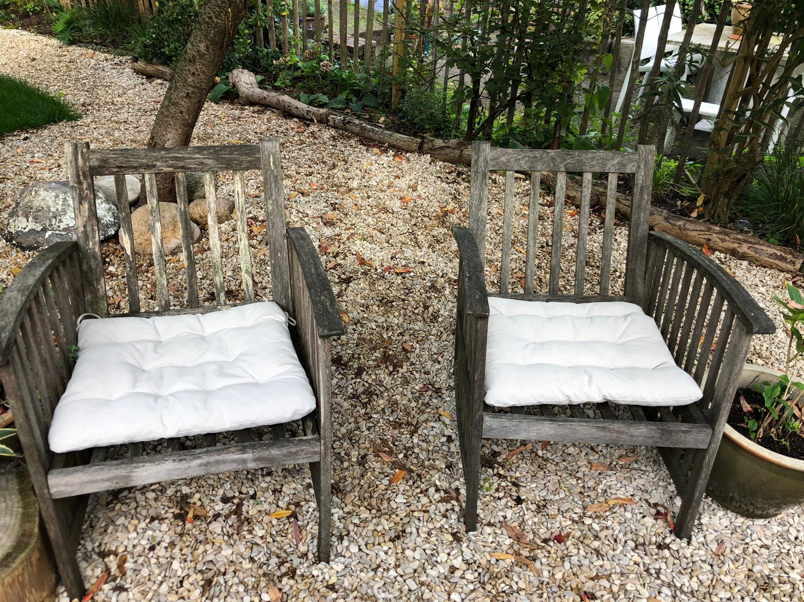 Hardhouten stoelen, Tuin en Terras, Gebruikt, Hardhout, Stoel, Tuinset