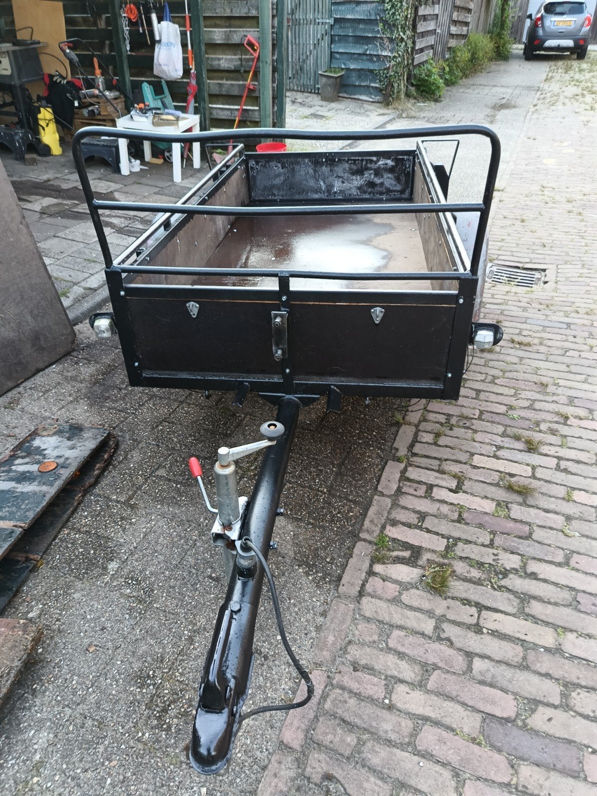 Degelijke aanhanger Pijnappel Twello afmeting 205/105/30, Ophalen, Gebruikt