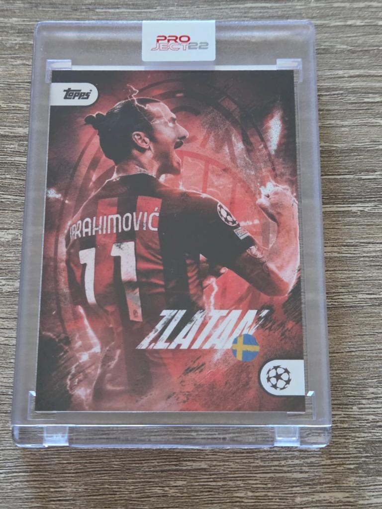 Zlatan Ibrahimovic Topps Project 22 trading card, Ophalen of Verzenden, Nieuw, Buitenlandse clubs, Poster, Plaatje of Sticker
