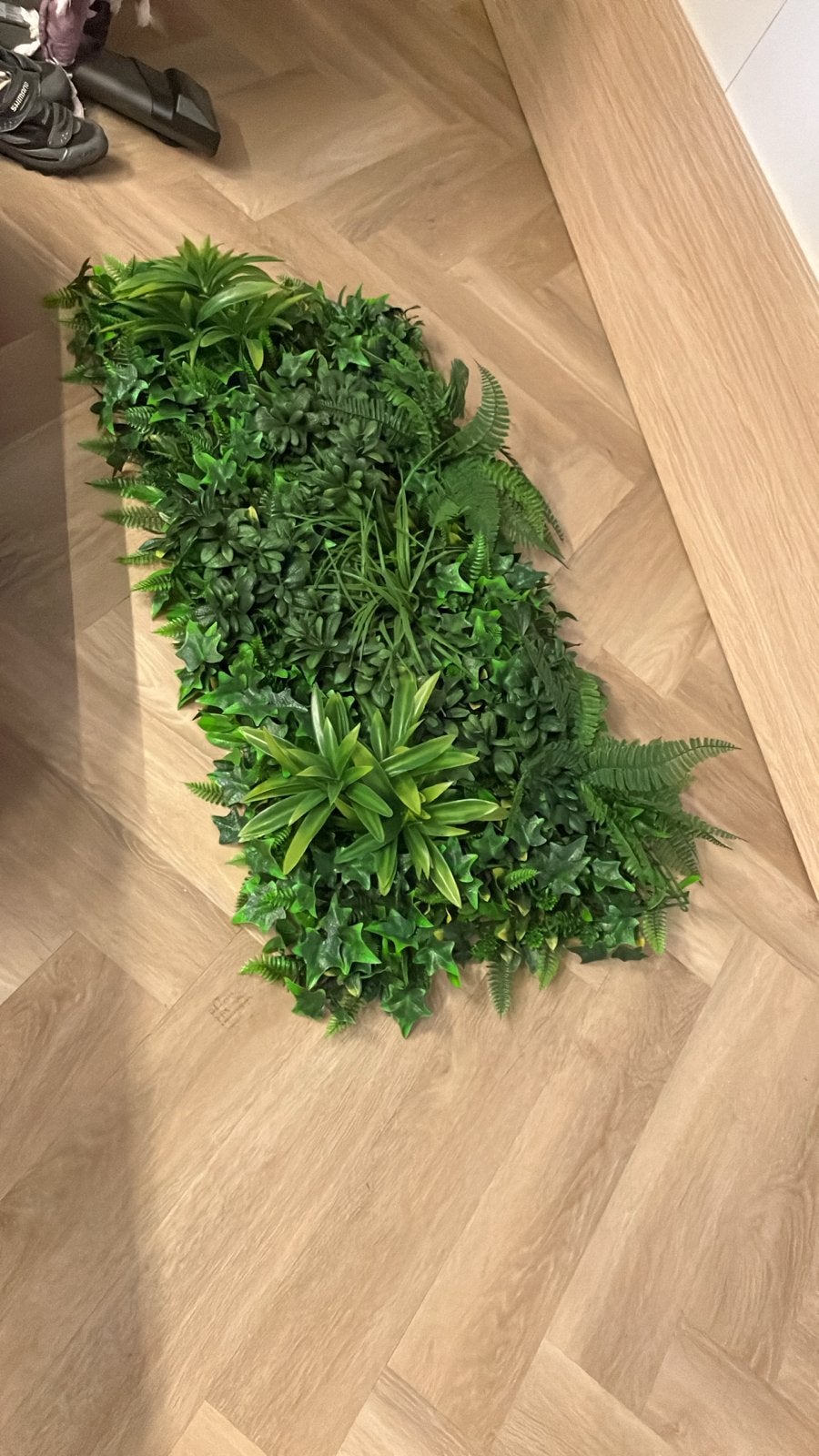 Groene wand kunstplanten - Realistische plantenwand, Ophalen, Binnen, Groen, Kunstplant