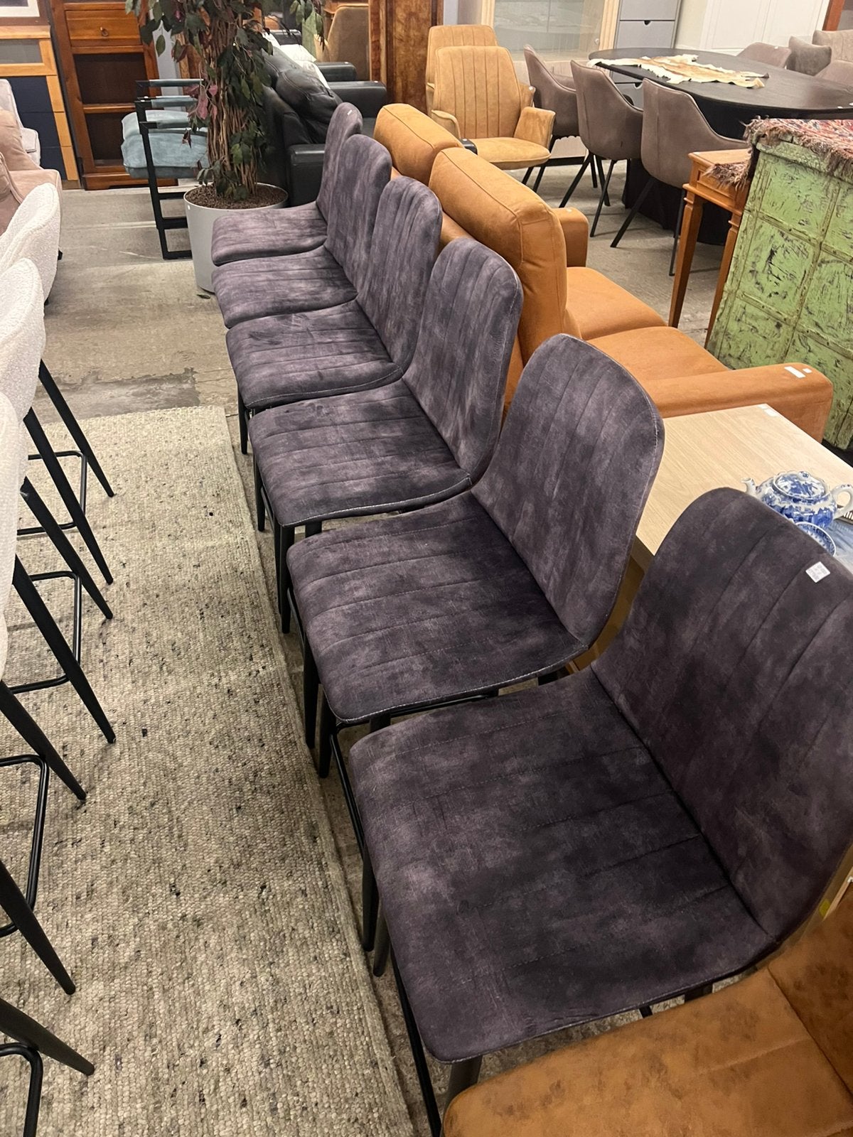 Grijze barkrukken set van 6 nieuw!, Huis en Inrichting, Ophalen, ., 60 tot 90 cm, .