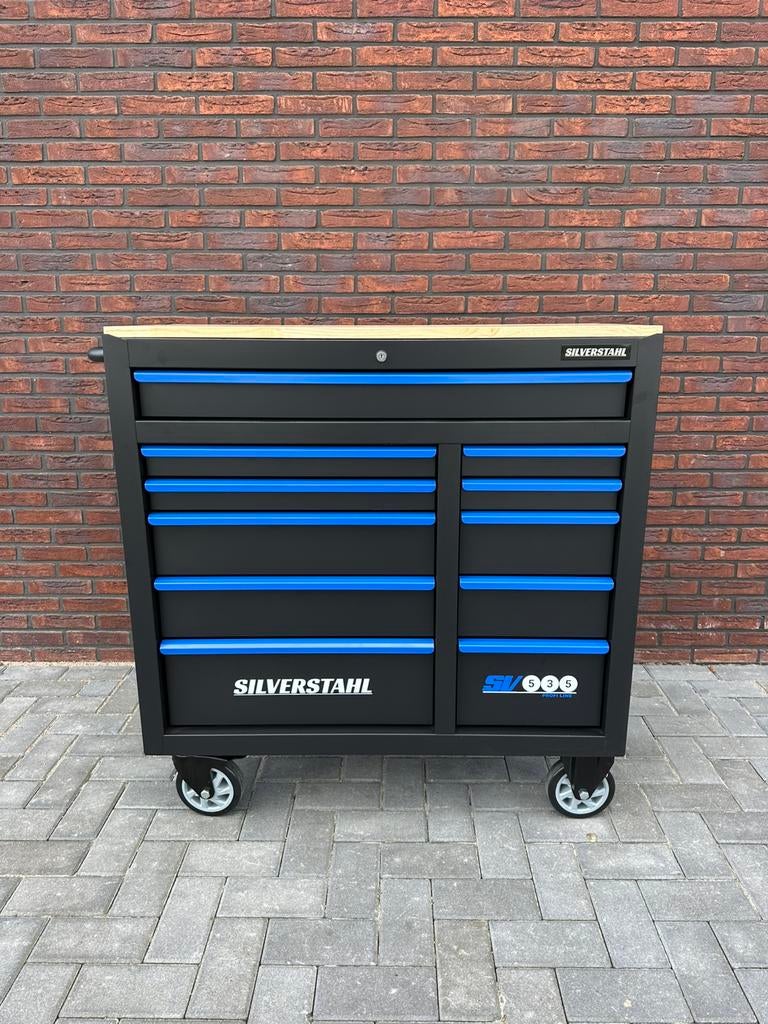 Silverstahl SV535 Gereedschapswagen 281-Delig / Nieuw, Auto diversen, Autogereedschap, Ophalen, Nieuw